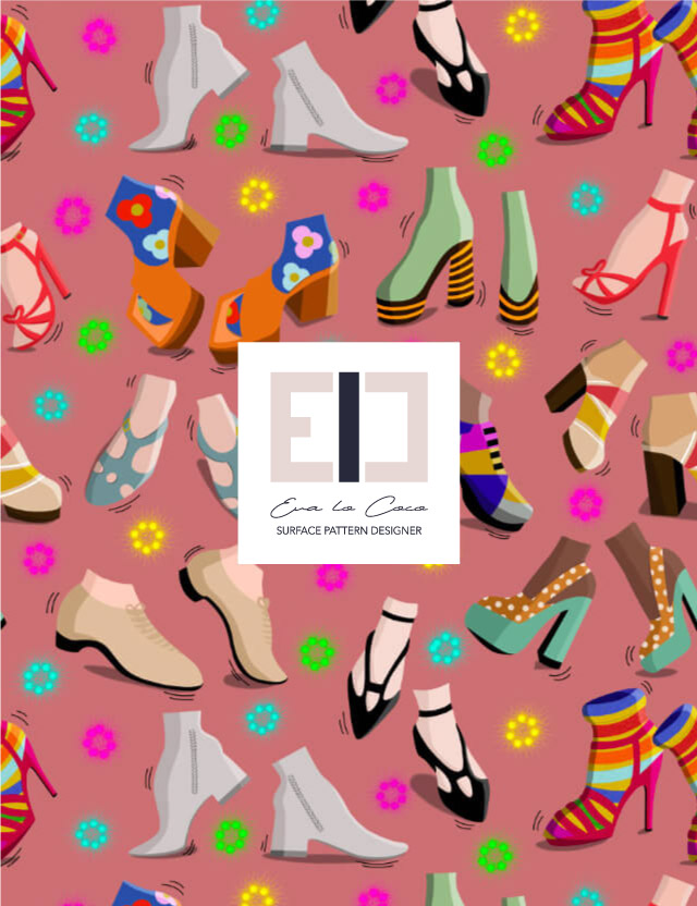 pattern disco revival the dancing shoes eva lo coco pinl background large scale