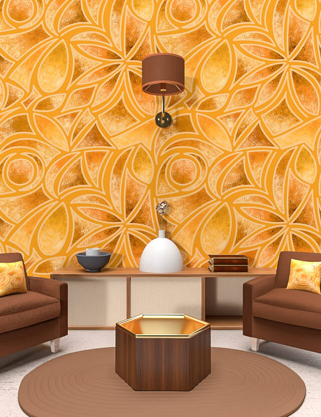 Pattern astratto frammenti Eva Lo Coco wallpaper