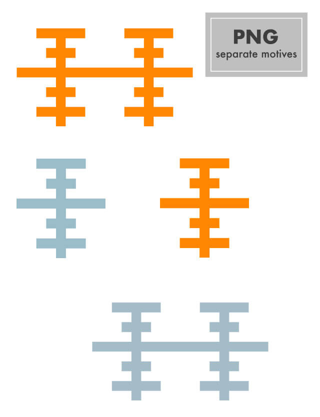 Pattern geometrico antenne png separate eva lo coco