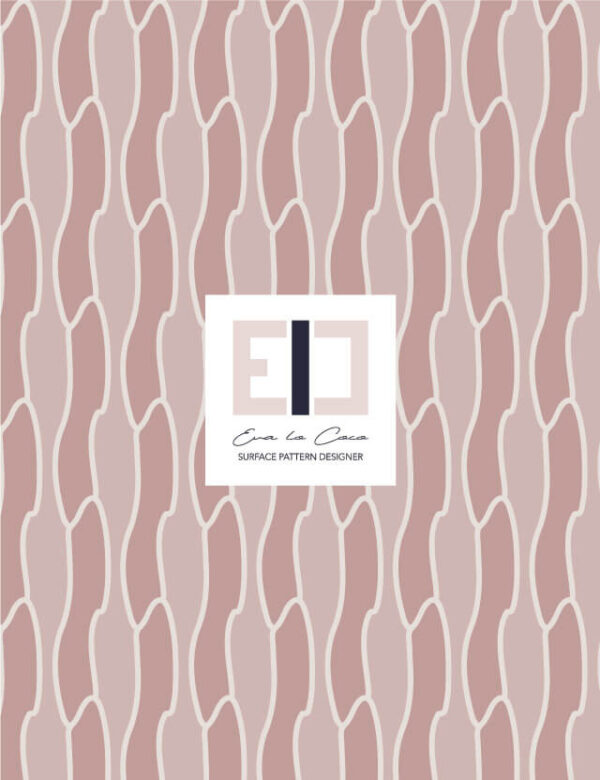 Pattern geometrico contrasti pink Eva Lo Coco little scale