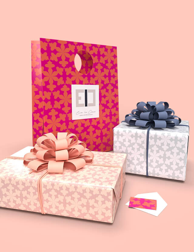 carta regalo mosaico floreale