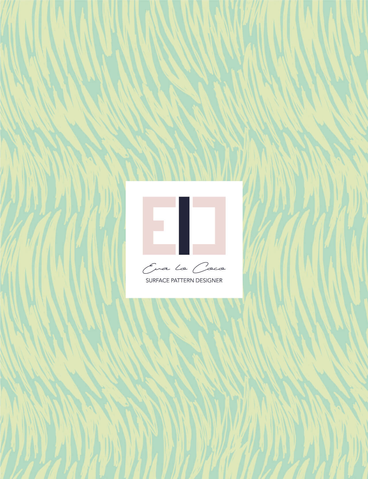 Pattern astratto trama con linee verticali verde background eva lo coco little scale