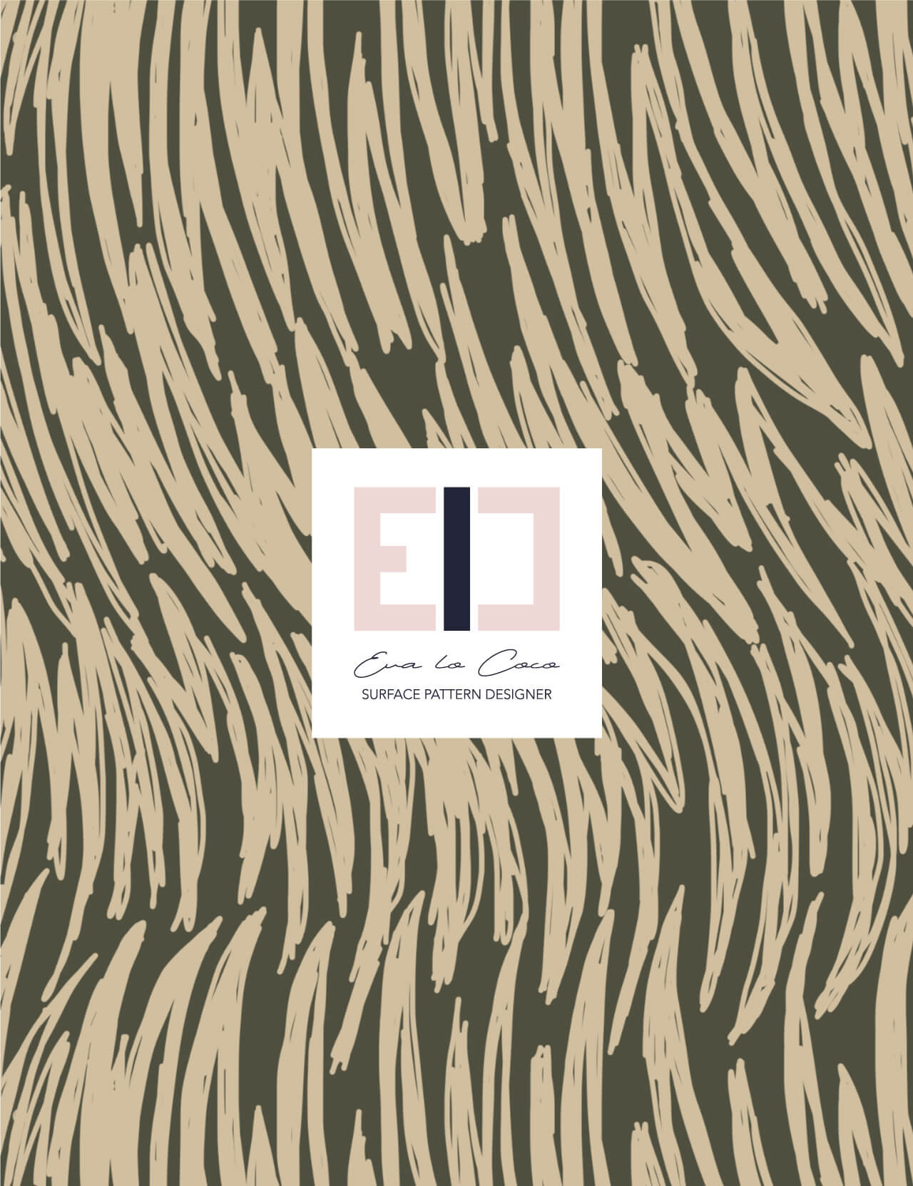Pattern astratto trama con linee verticali verde scuro background large scale eva lo coco