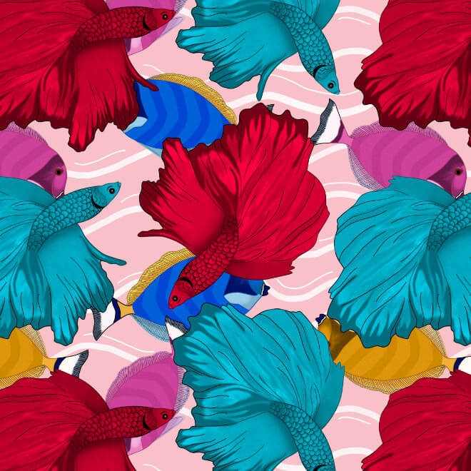 pattern animali tropical fish