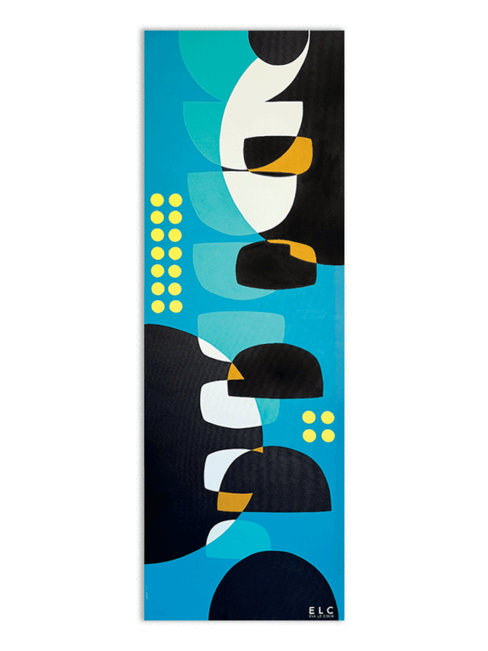 Dipinto su tela astratto Flowing shapes di Eva Lo Coco